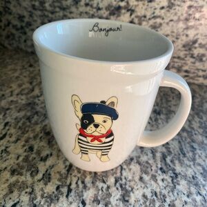 Vintage Natural Life White Ceramic Mug Base